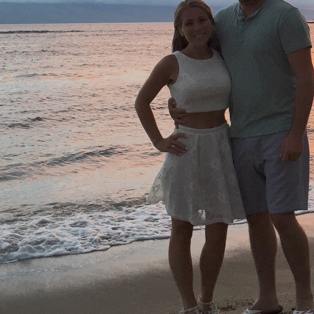 Two Piece Bride To Be Outfit